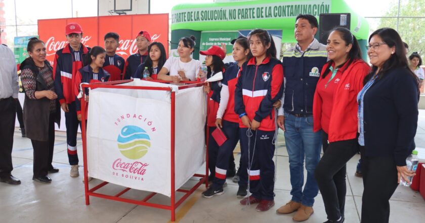 Sacaba sin Residuos: Fundación Coca-Cola de Bolivia lanza programa EducaPET en beneficio de 50 unidades educativas