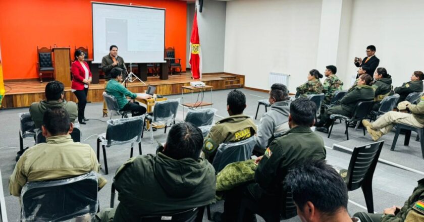 La Fiscalía capacita a policías y abogados de Potosí en el manejo del Ecosistema Justicia Libre del Ministerio Público