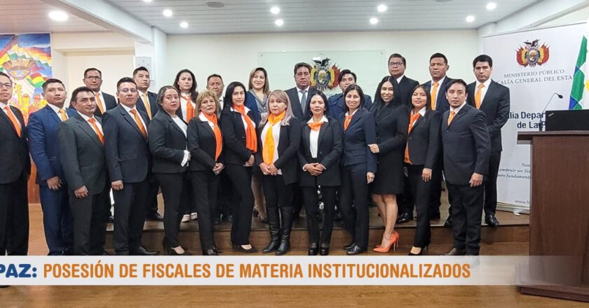 60 Fiscales de Materia Institucionalizados fueron posesionados en los nueve departamentos