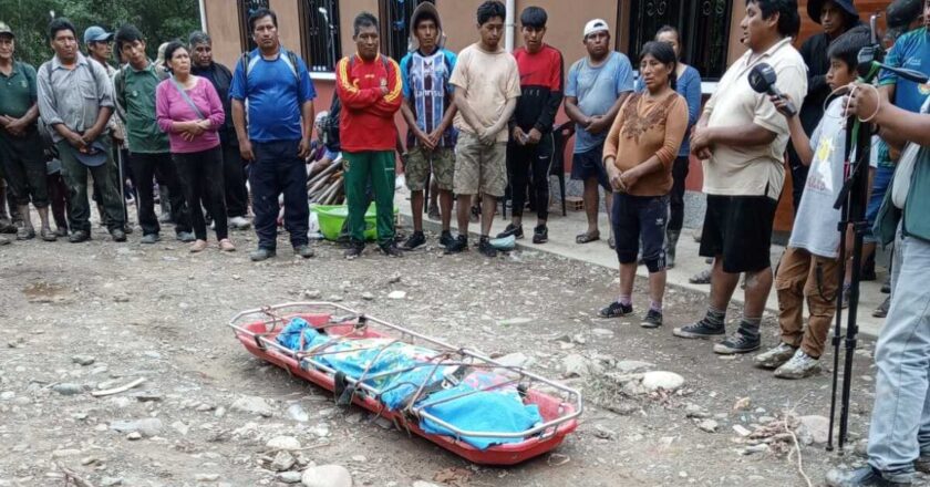 Hallan cadáver de joven desaparecida tras la mazamorra en Irupana