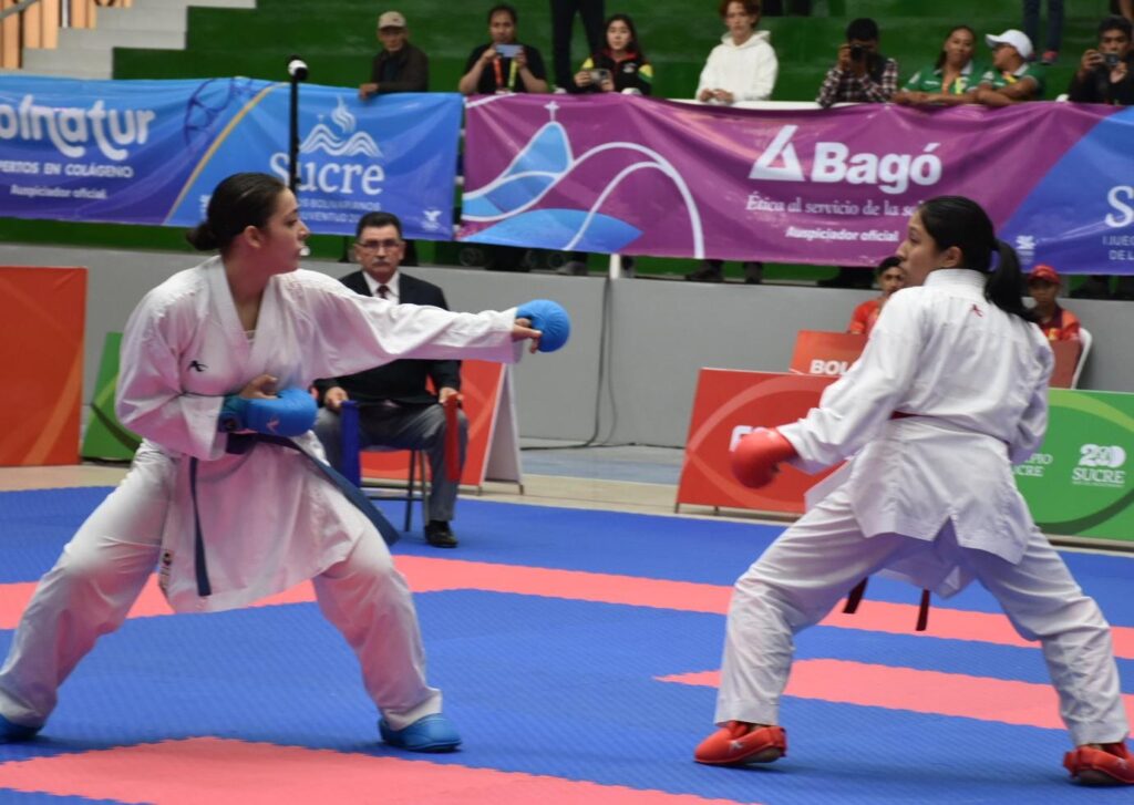 El Equipo Bolivia de karate se luce con dos medallas de plata y tres de bronce en los Bolivarianos