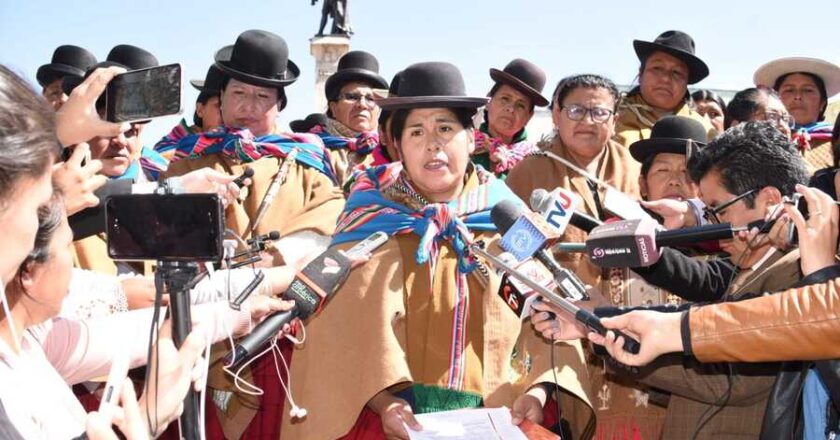 Organizaciones sociales de mujeres ratifican su participación en el Congreso del MAS – IPSP de El Alto