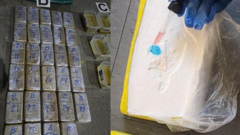 Fuerza antidroga secuestra más de 150 kilos de droga y aprehende a dos hombres y una mujer