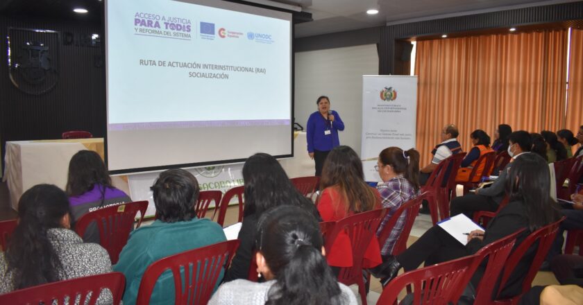 Fiscalía de Cochabamba capacita a maestros sobre la Ruta de Actuación Interinstitucional (RAI) para priorizar la atención a las víctimas