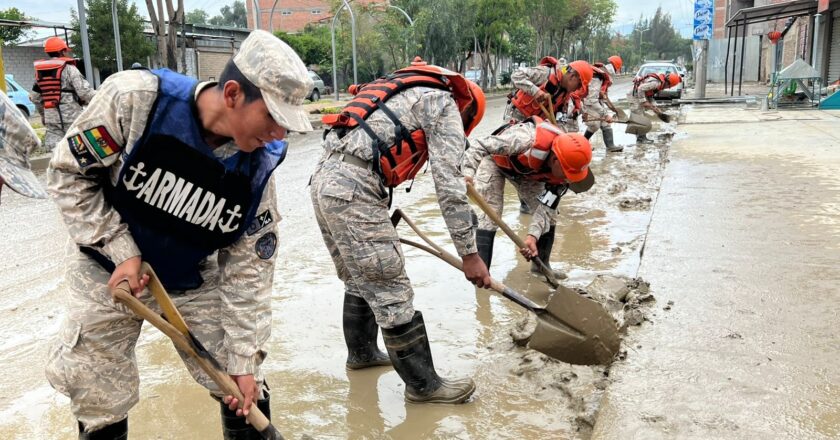 Defensa Civil reporta que las inundaciones en Bolivia dejaron 16.013 familias afectadas y 16 fallecidos