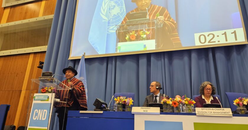 Viena: Choquehuanca en la ONU declara el fracaso de la guerra contra las drogas y llama a un viraje histórico hacia una política basada en el culto a la vida
