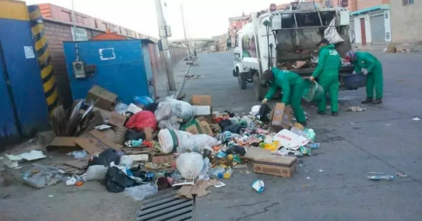 EMAP recoge cada día 136 toneladas de basura por día de la ciudad de Potosí