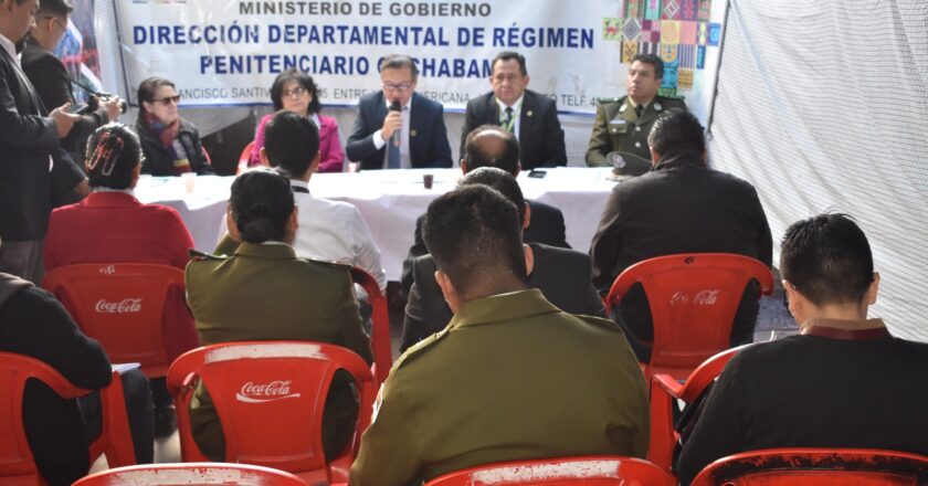 Cochabamba inicia Jornadas de Descongestionamiento carcelario y Fiscalía promociona salidas alternativa