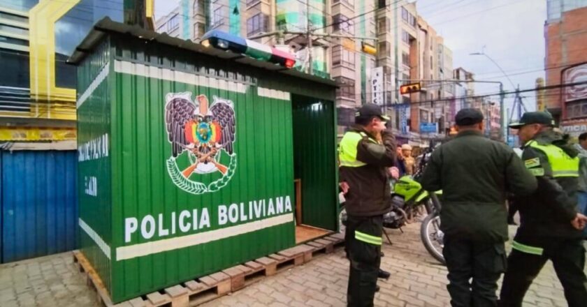 El Alto refuerza la seguridad en la Ceja con nueva caseta policial y plan 5.0