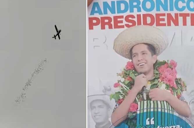 Trópico: Consideran que Andrónico se ‘autoexpulsó’ con la ‘ofensa’ de lanzar afiches desde una avioneta