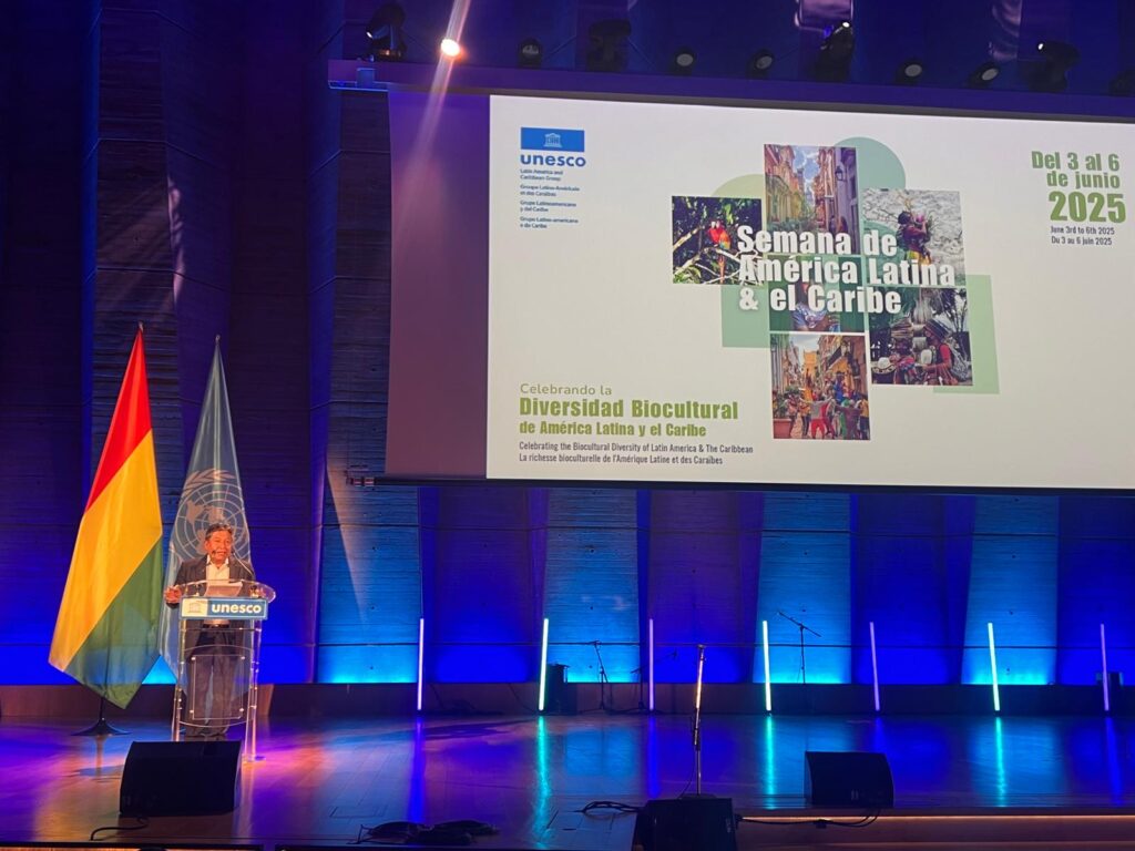Choquehuanca plantea ante la UNESCO que ha llegado el momento de reconocer a la Madre Tierra