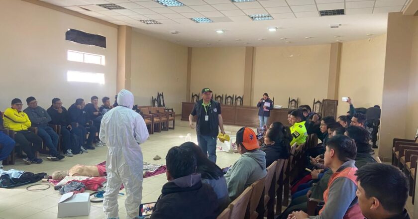 IDIF impulsa capacitación en investigación criminal para la Policía de Chuquisaca