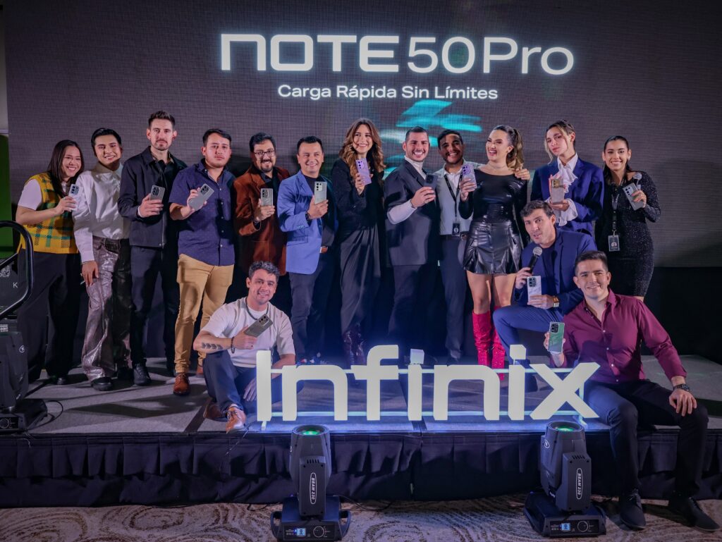 INFINIX presenta en Bolivia el NOTE 50 PRO, un smartphone con características y diseño premium a precio accesible