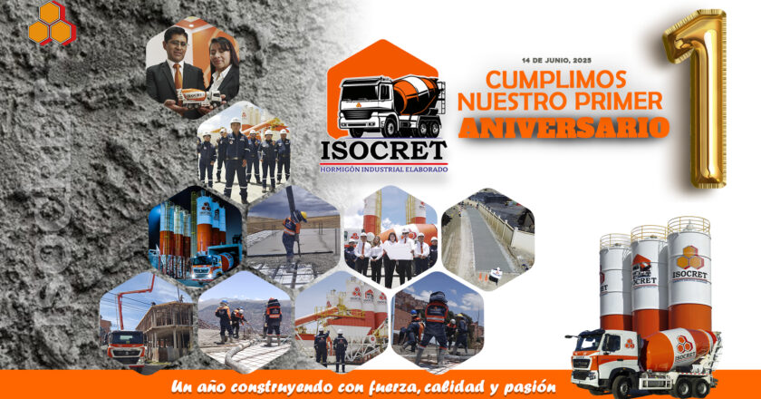 ISOCRET Cumple 1 Año Impulsando la Construcción Boliviana