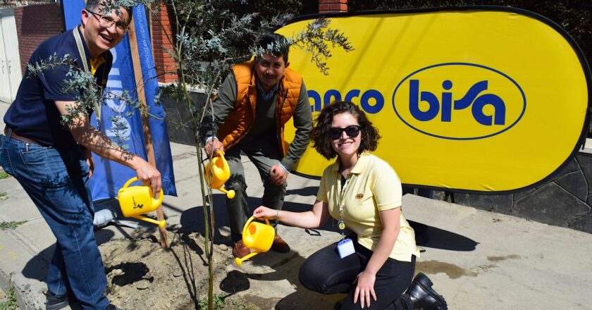 Pulmón Banco BISA llegó a Calacoto