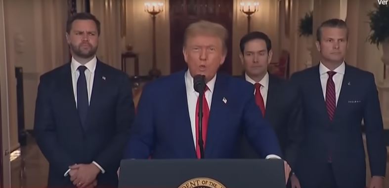 Trump confirma ataques aéreos contra instalaciones nucleares iraníes y lanza advertencia a Teherán