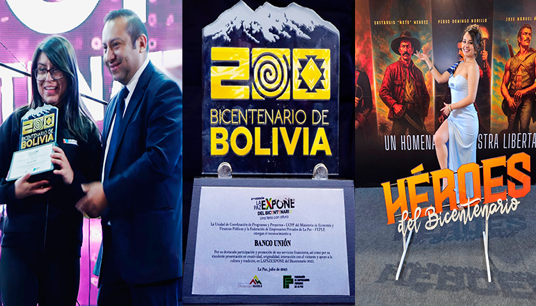 Banco Unión S.A. recibe el premio al Mejor Stand en La Paz Expone del Bicentenario con una propuesta que honra la historia y promueve la inclusión financiera