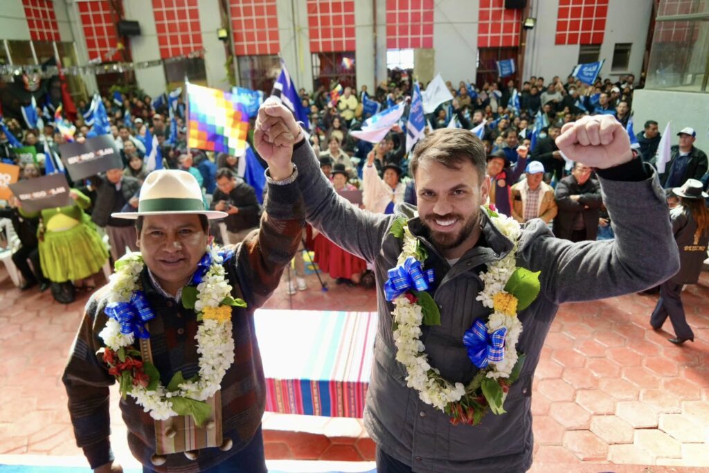 Milán Berna, candidato vicepresidencial del MAS