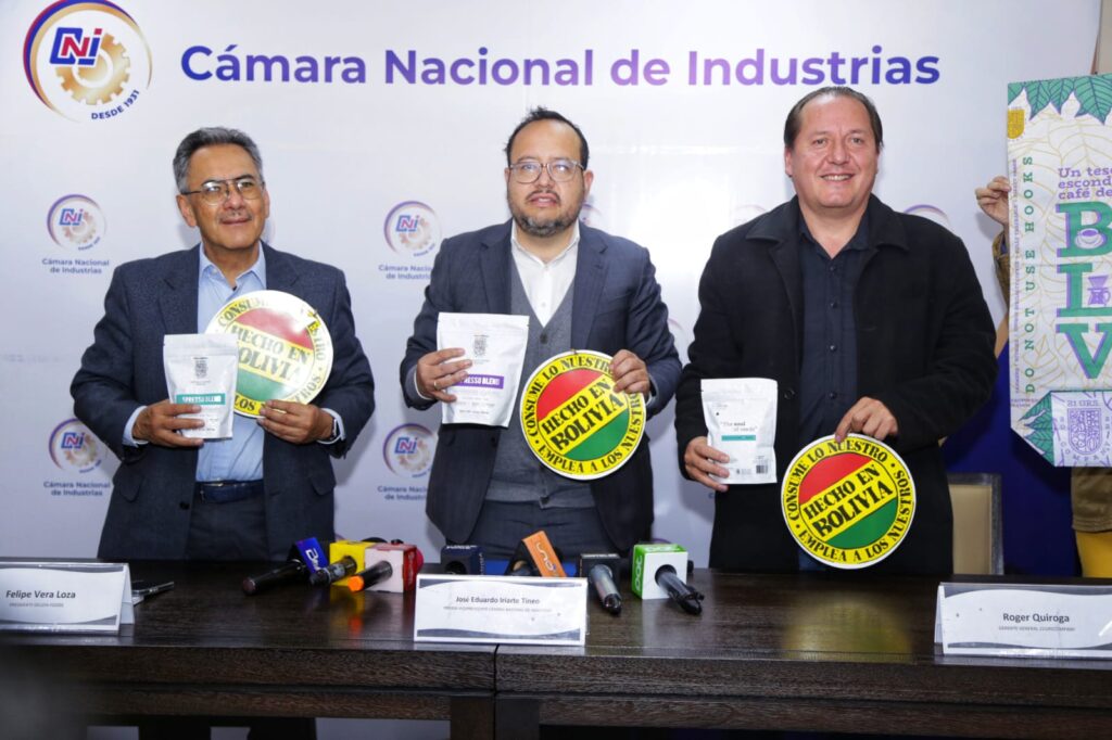 La CNI lidera histórica exportación de café boliviano a Estados Unidos mediante alianza entre 21grscompany y Delizia Foods