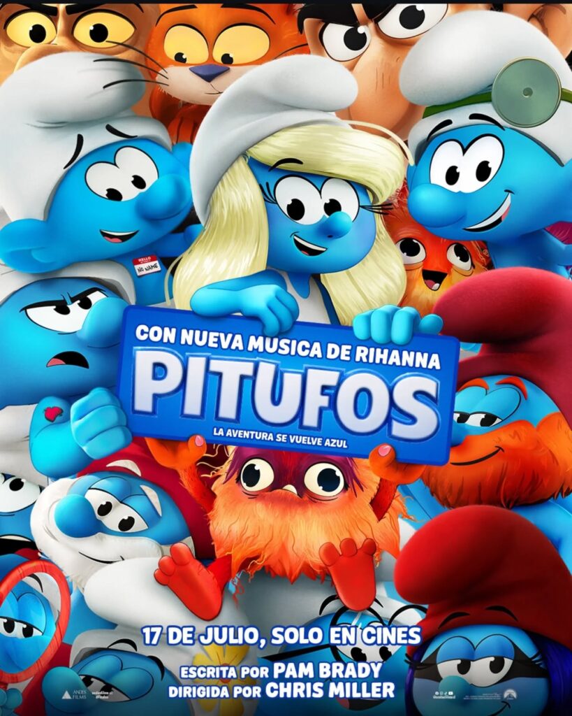 Una nueva “Pitufo Aventura” llega el 17 julio, producida y musicalizada por Rihanna