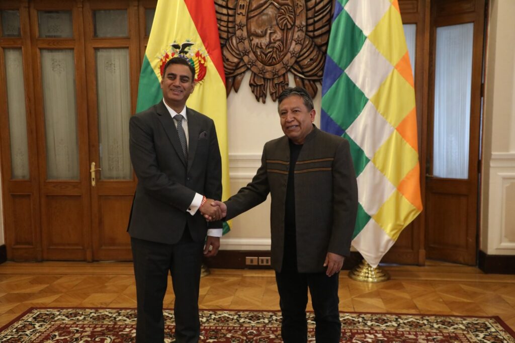 ‎Bolivia e India elaboran un Memorándum de Entendimiento estratégico para el desarrollo conjunto en salud, tecnología, cultura y agricultura