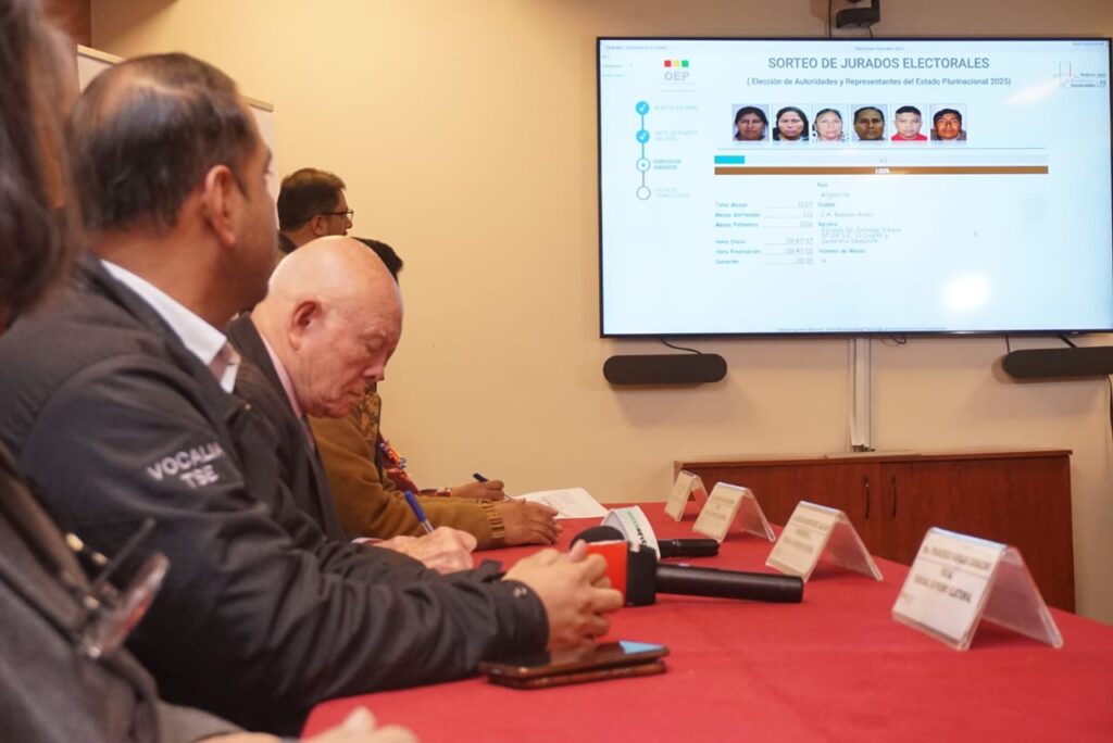 TSE sortea más de 204 mil jurados para las elecciones generales del 17 de agosto