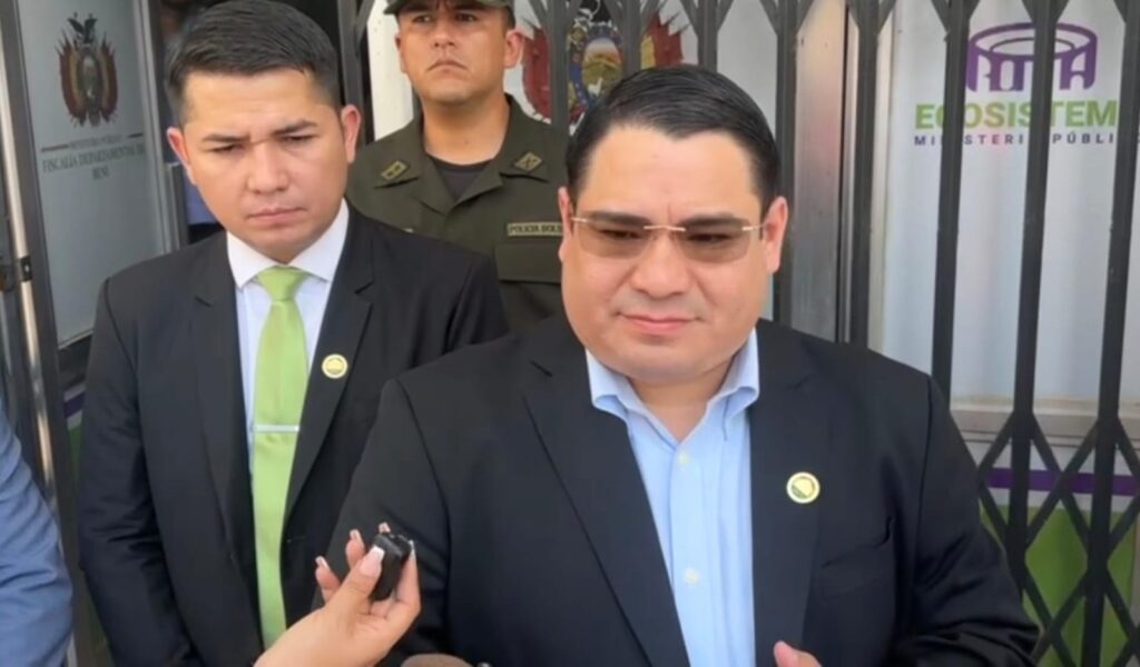 El Fiscal General garantiza seguridad al exfiscal de Beni y reafirma la lucha contra el crimen