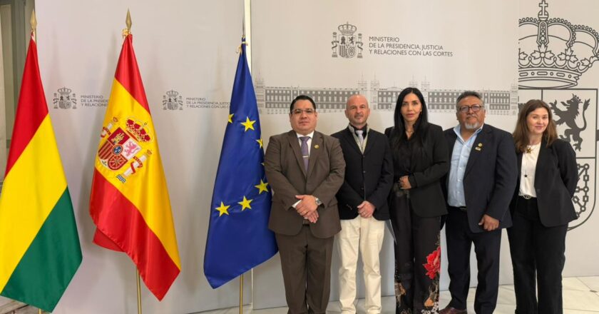 Fiscal General de Bolivia refuerza cooperación jurídica internacional con España para la lucha contra el crimen transnacional