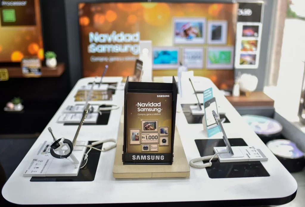 Samsung lanza campaña navideña con vales de hasta Bs 2.000 por la compra de productos seleccionados