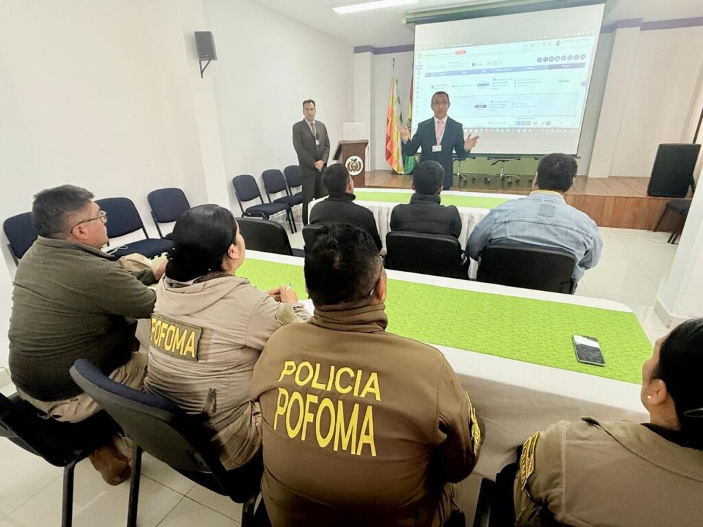 Chuquisaca: Fiscalía, POFOMA y DIPROVE profundizan aplicación del Ecosistema ROMA y relato del hecho con talleres de capacitación