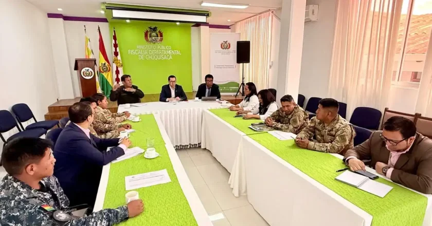 Fiscalía coordina acciones de seguridad en Chuquisaca rumbo a las elecciones subnacionales 2026