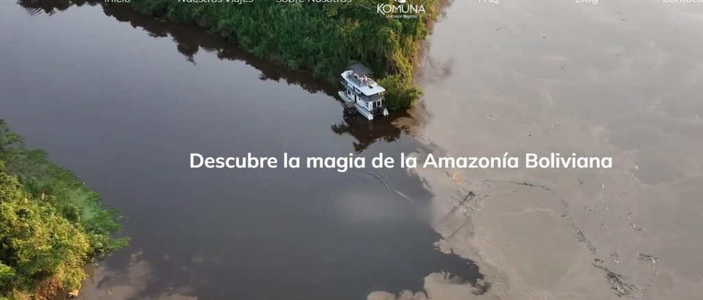 KOMUNA impulsa el turismo sostenible y experiencias inmersivas en la Amazonía boliviana