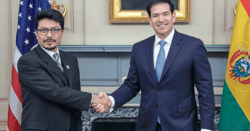 Estados Unidos expresa respaldo a Bolivia y apoya reformas promercado tras reunión entre Marco Rubio y Fernando Aramayo