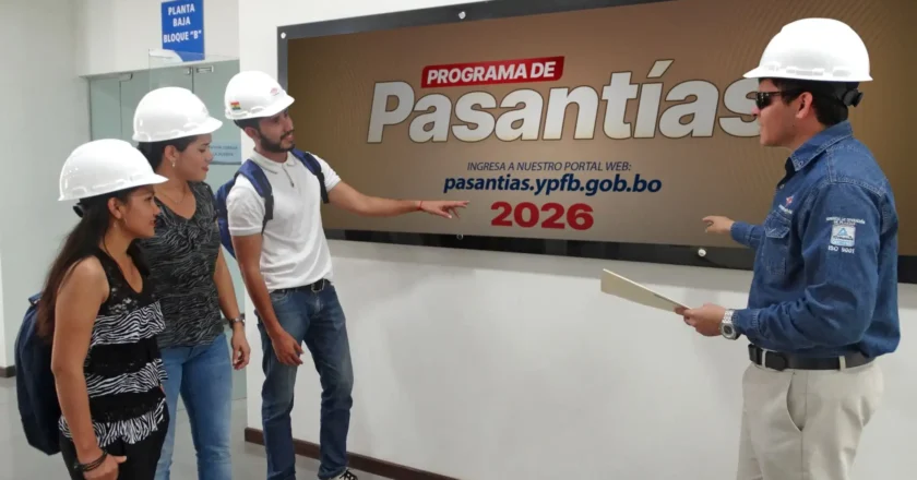 YPFB abre convocatoria de pasantías 2026 para estudiantes y egresados universitarios