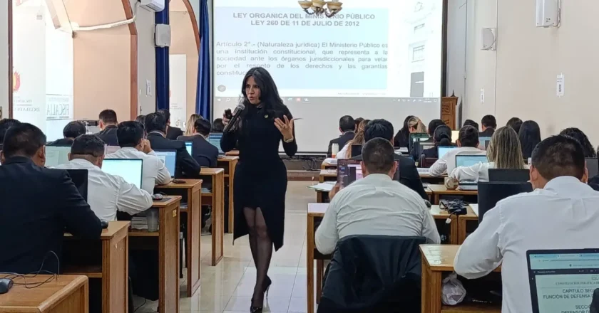 Escuela de Fiscales desarrolla asignatura sobre la Ley N° 260 dirigida a postulantes a fiscales de materia institucionalizados