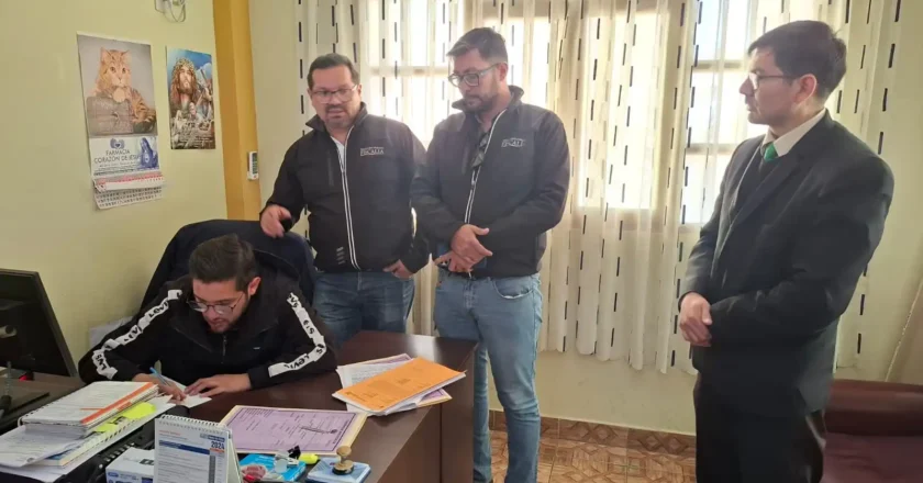 Fiscal Departamental de Potosí inspecciona el Asiento Fiscal del municipio de Llallagua para fortalecer la atención a la población