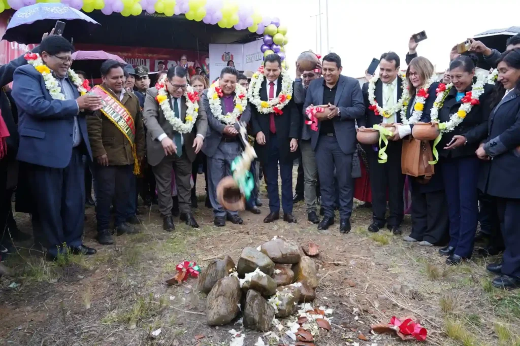 Fiscal General da inicio a la construcción del moderno edificio de la Fiscalía de El Alto para fortalecer la atención a víctimas y el acceso a la justicia