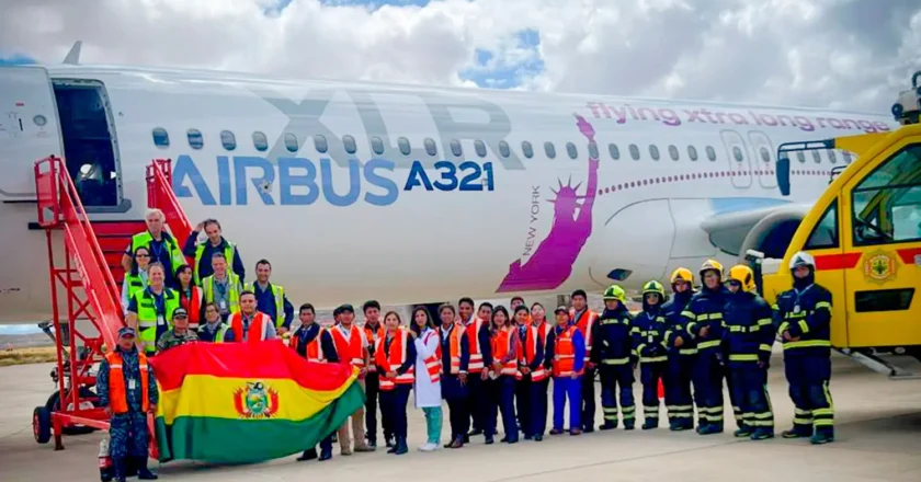 Airbus realiza pruebas del A321XLR en aeropuertos de altura en Bolivia con resultados exitosos