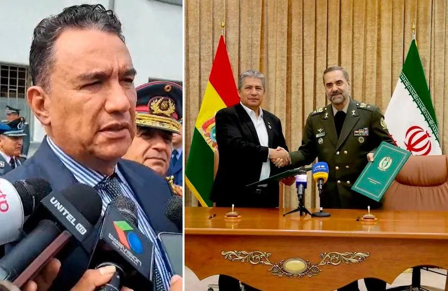 Bolivia da por concluido convenio de cooperación militar con Irán, confirma ministro de Defensa