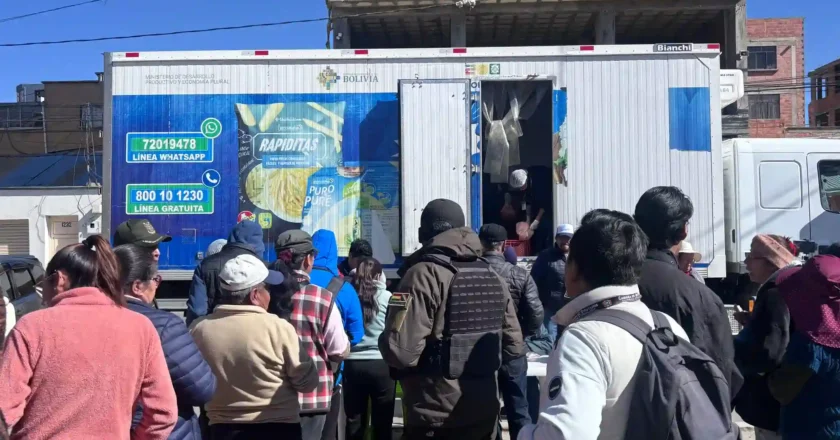 EMAPA refuerza la distribución de alimentos en El Alto para garantizar el abastecimiento