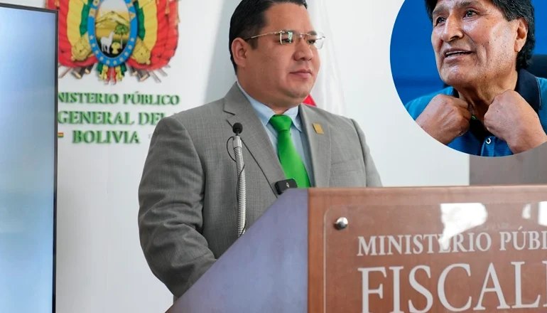 Fiscalía pide informe a la Policía sobre acciones para ejecutar orden de aprehensión contra Evo Morales