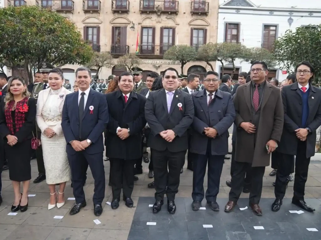 "La Fiscalía trabaja por Chuquisaca": el Fiscal General participa de los actos por los 217 años del Primer Grito Libertario de América
