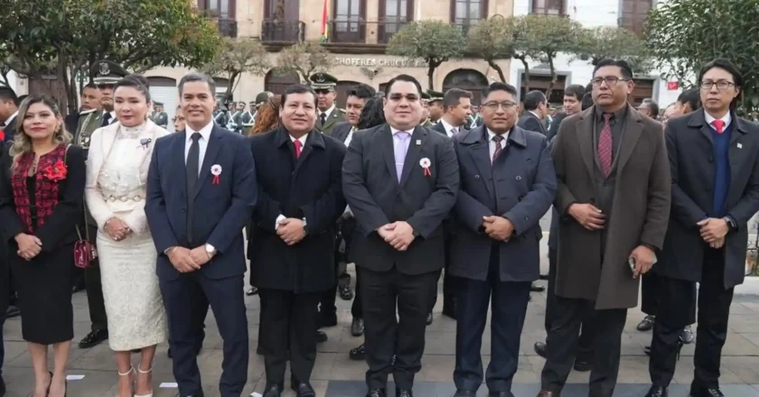 «La Fiscalía trabaja por Chuquisaca»: el Fiscal General participa de los actos por los 217 años del Primer Grito Libertario de América