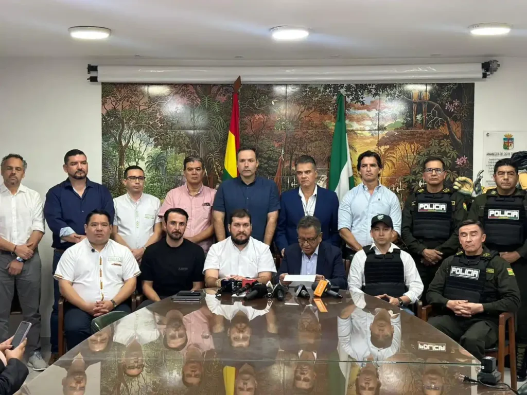Santa Cruz: reunión de emergencia define tres medidas para combatir el crimen organizado