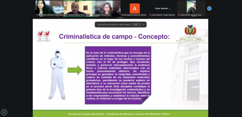 capacitación para fiscales de Justicia Penal Juvenil