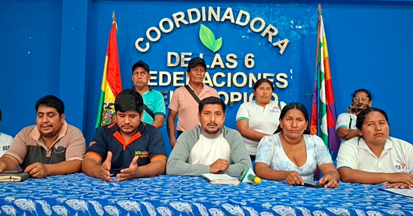 Trópico de Cochabamba advierte que protegerá a Evo Morales y rechaza un eventual estado de excepción