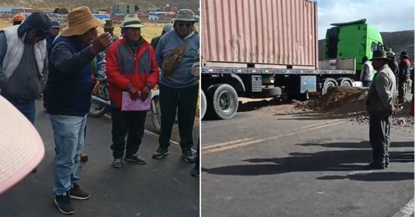 Transportistas logran liberar más de 300 camiones varados por bloqueos en la ruta a Tambo Quemado