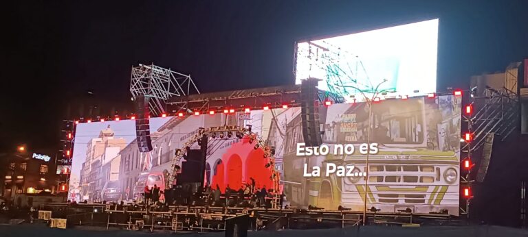 Verbena paceña: Todo listo con escenario, cortes de vías y artistas confirmados