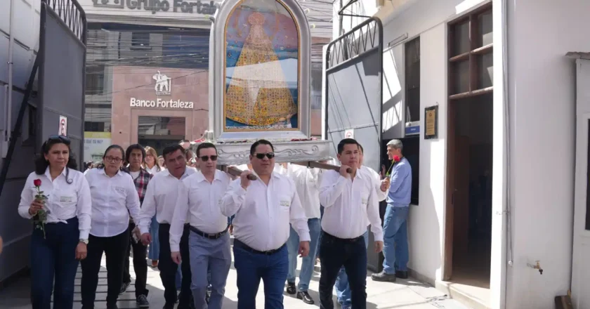 Fiscalía General vive una jornada de fe con la visita de la imagen de la Virgen de Guadalupe, Patrona de Chuquisaca