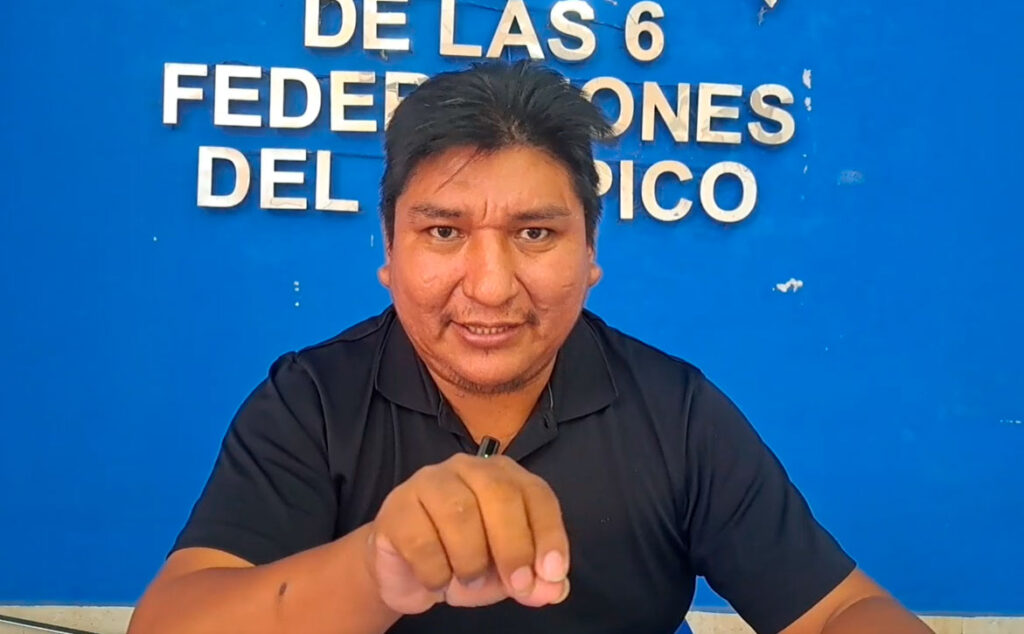 Dirigente evista ratifica movilizaciones desde el 26 de agosto pese al estado de excepción